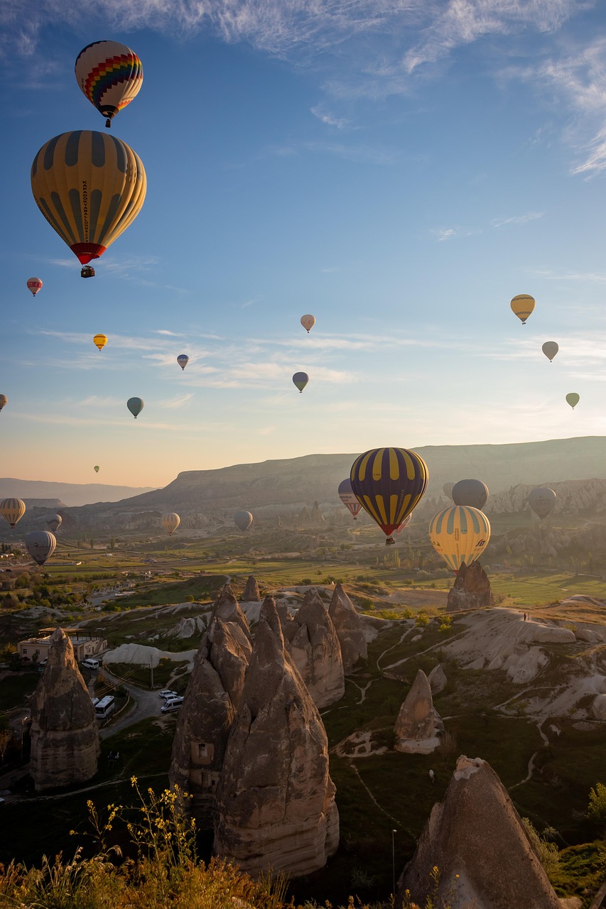 Photo de montgolfières