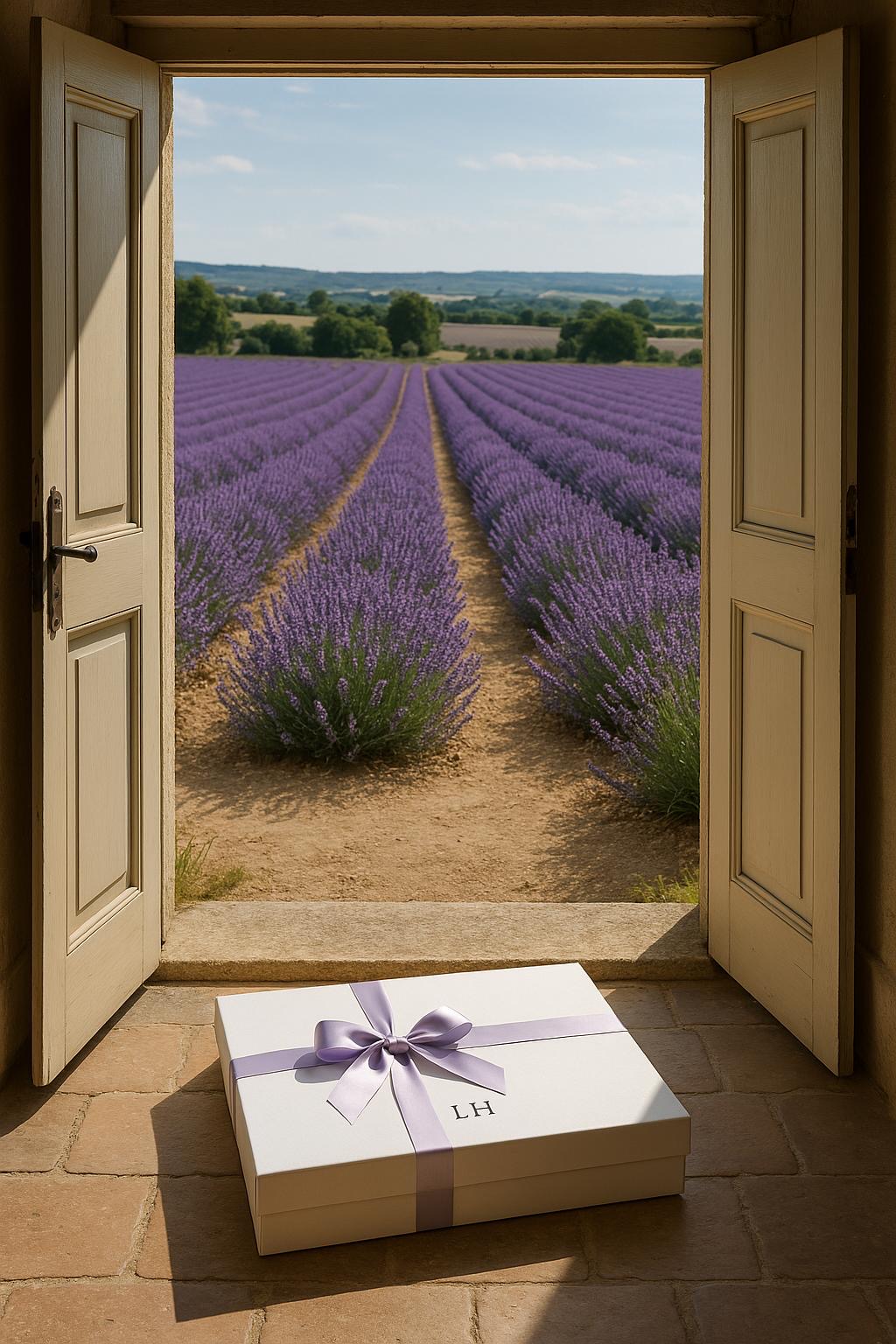 Image d'une porte d'entrée avec un colis Étape